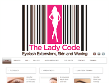 Tablet Screenshot of lady-code.com